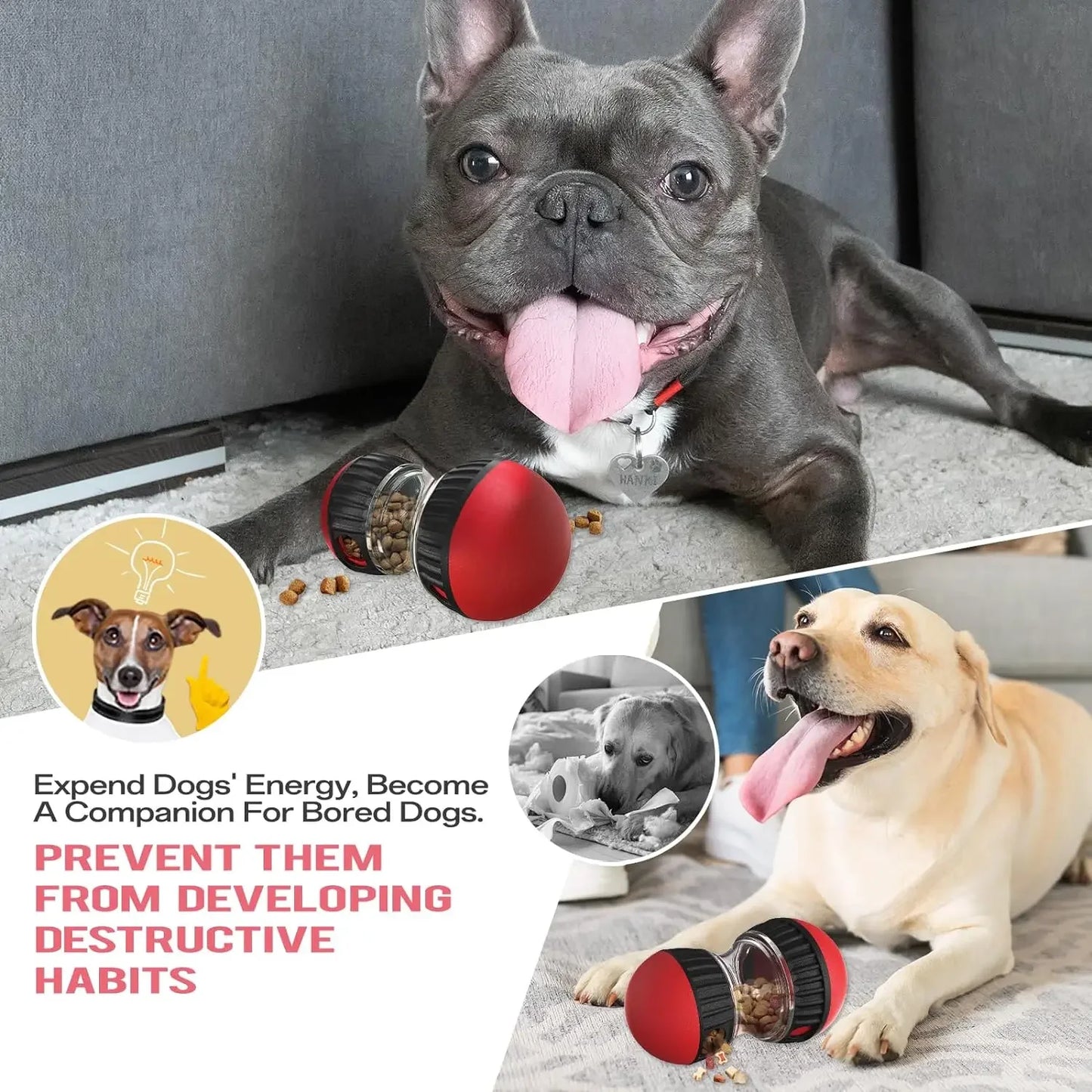 Interactive Dog Puzzle Toy: Smart Play, Healthy Habits.