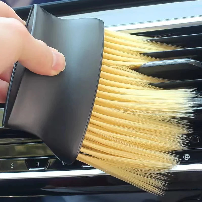Soft Microfiber Car Interior Dusting Brush
