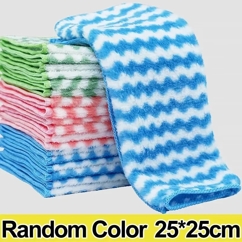 Ultra-Absorbent Microfiber Kitchen Towels: The Ultimate Cleaning Cloth.