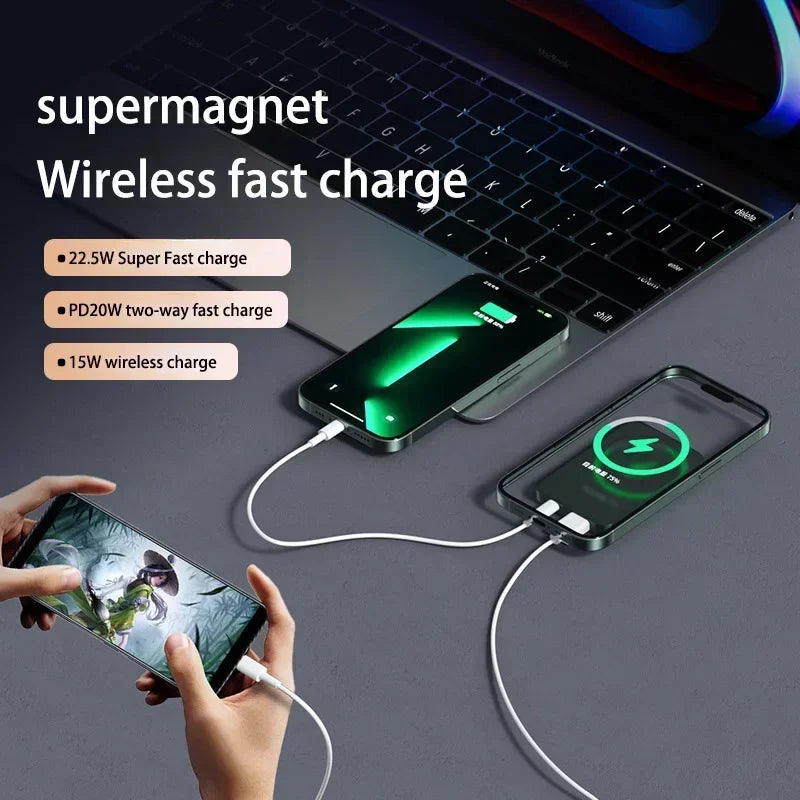 Xiaomi Magnetic Power Bank: Ultra-High Capacity Wireless Fast Charger.