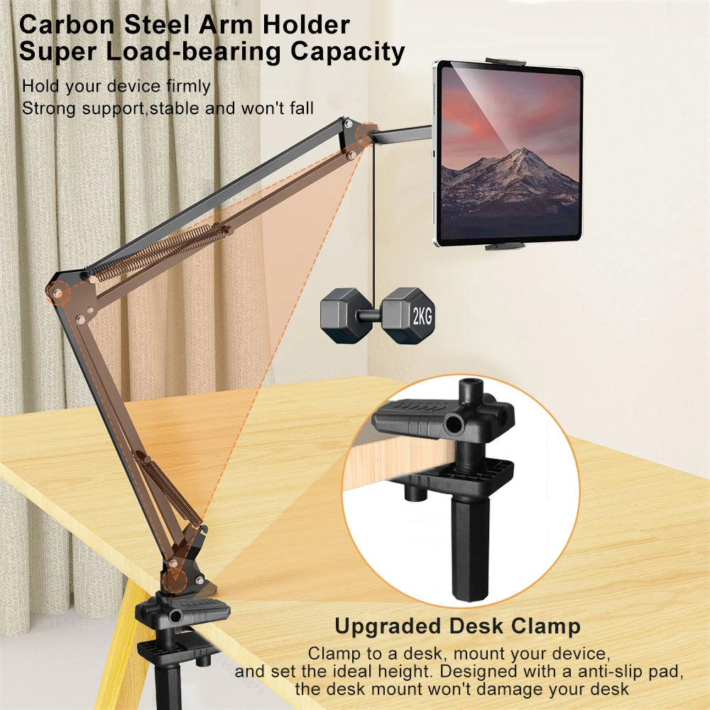 Long Arm Tablet & Phone Stand: Your Flexible Viewing Companion