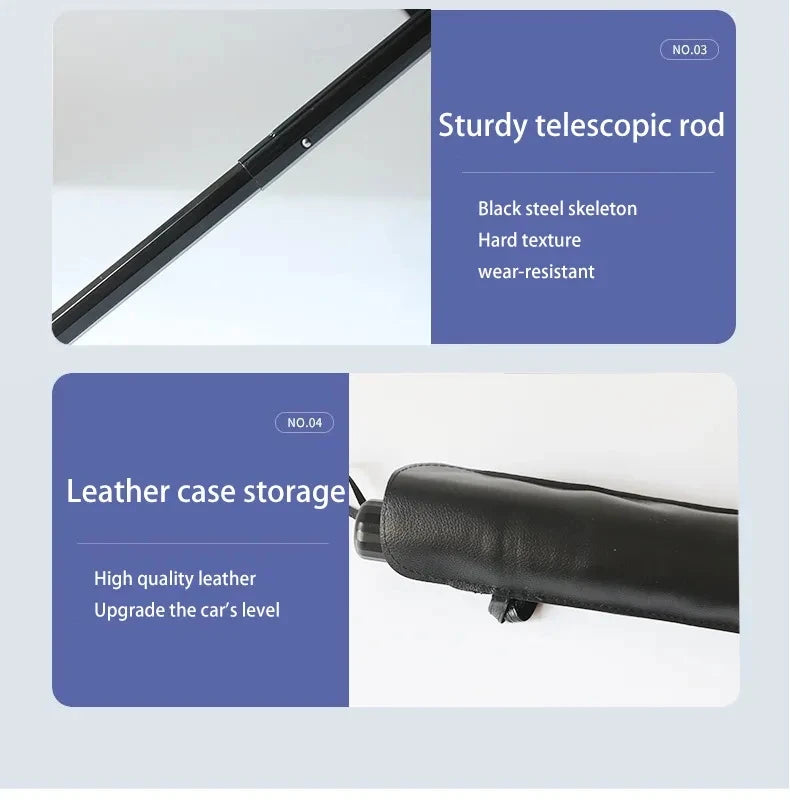 Folding Windshield Sunshade Umbrella: Instant Car Sun Protection.