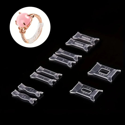 12-Piece Ring Size Adjuster Set: Perfect Fit, Instant Comfort.