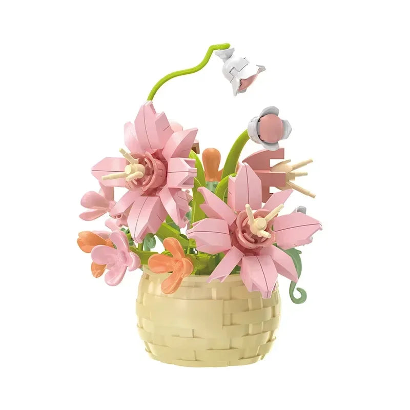 DIY Flower & Garden Blocks: Build Your Own Potted Botanical Art.