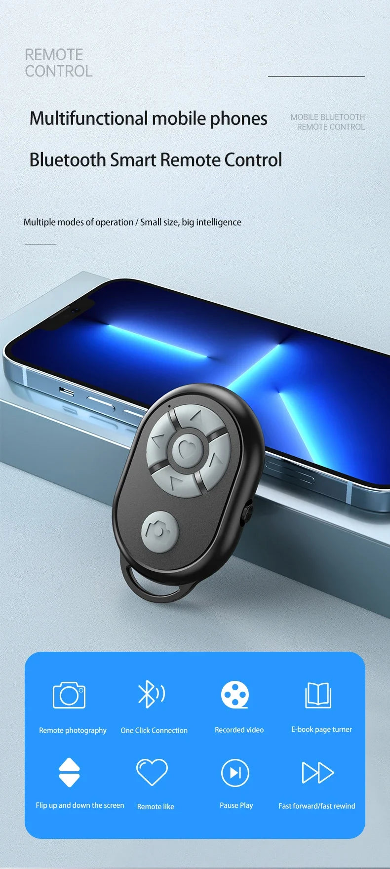 Bluetooth Camera Remote: The Ultimate Selfie & Vlogging Companion.