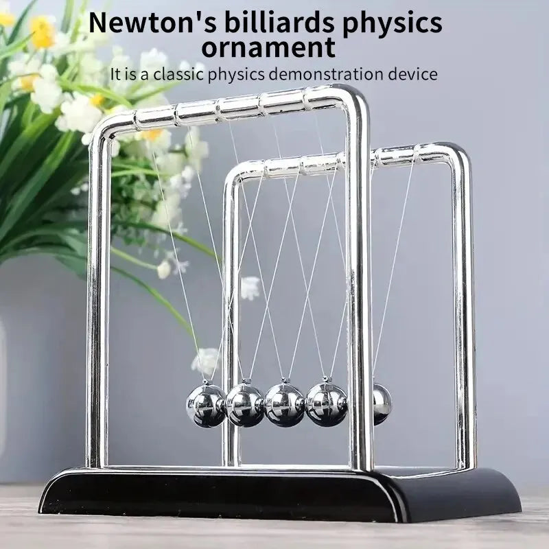 Newton's Cradle: The Classic Physics & Stress Relief Desktop Toy.