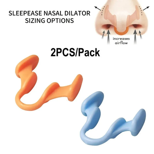 2pcs Anti-Snore Nose Clips – Breathe Easy, Sleep Better
