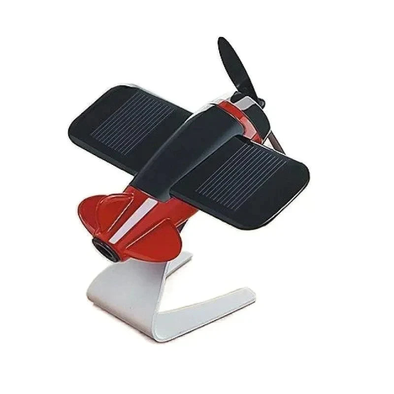 Solar-Powered Airplane Ornament: The Moving Desktop & Car Accent.