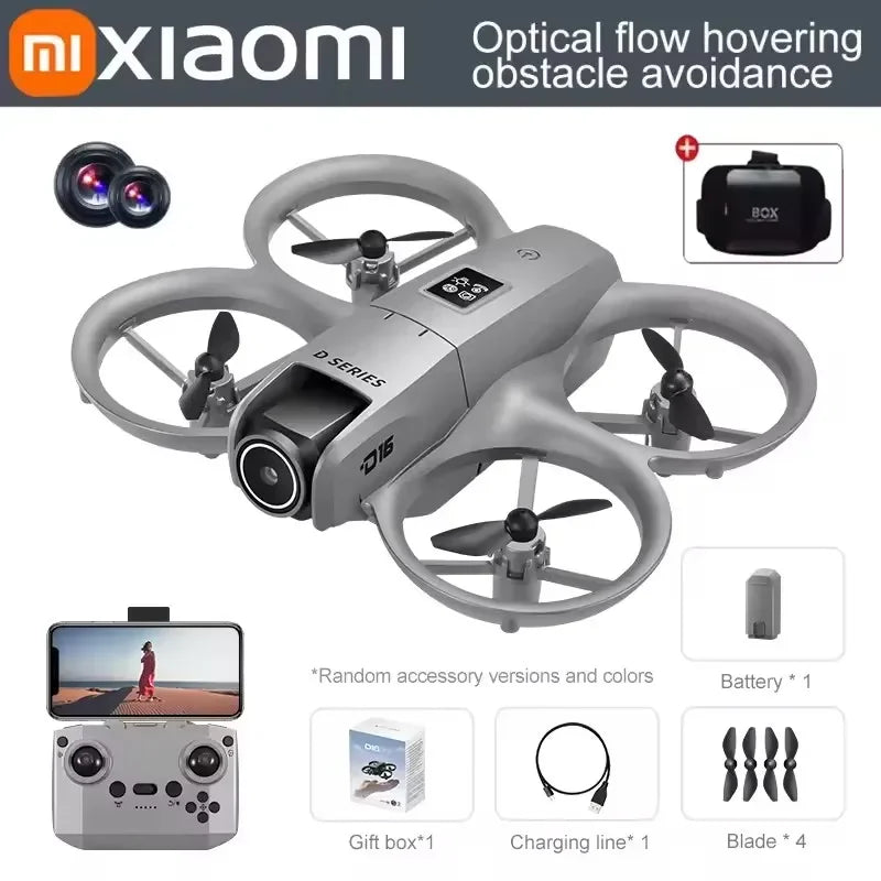 Xiaomi D16 Mini Drone: Professional 8K Aerial Photography with Smart Avoidance.