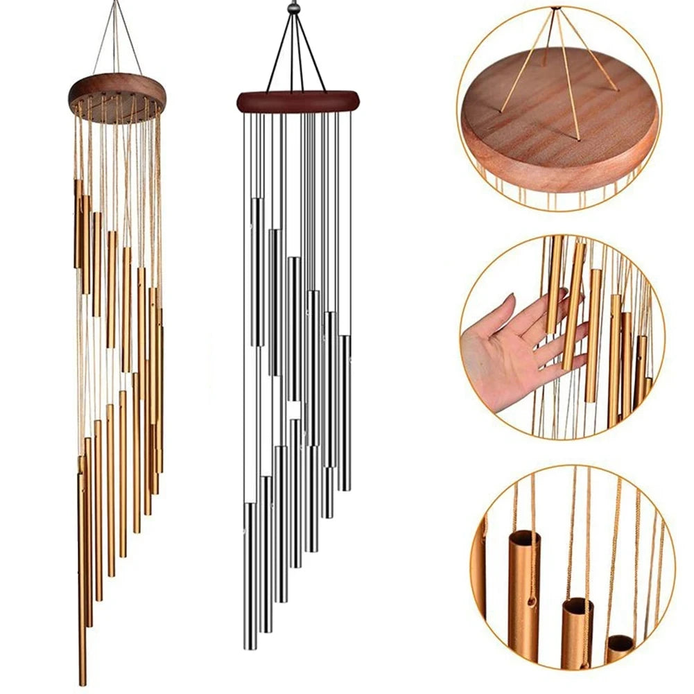 12-Tube Aluminum Alloy Wind Chimes