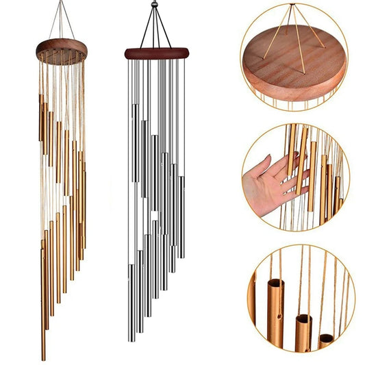 12-Tube Aluminum Alloy Wind Chimes