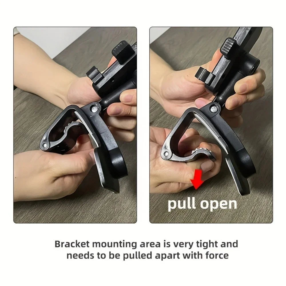 Universal Dashboard Phone Holder: Easy-Clip Mount Stand for GPS Navigation.