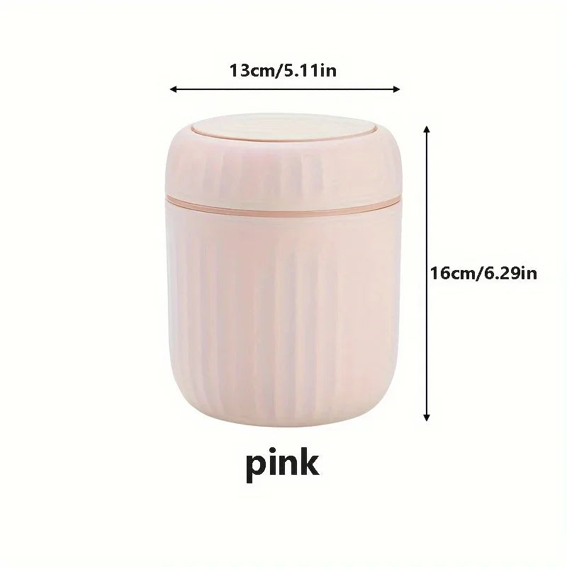 Mini Desktop Trash Can with Lid