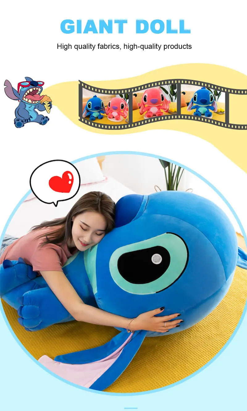 Giant Lilo & Stitch Plush Collection: The Ultimate Cozy Companion.