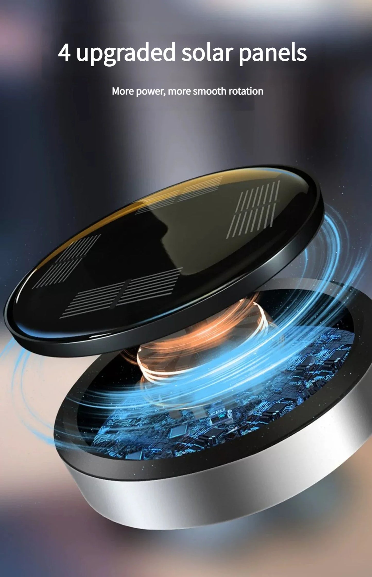 Solar Helicopter Air Freshener: Dynamic Fragrance for Your Car.