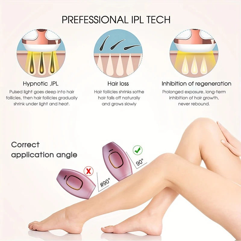 Laser Hair Removal & Skin Rejuvenation Device – Painless Full-Body Care