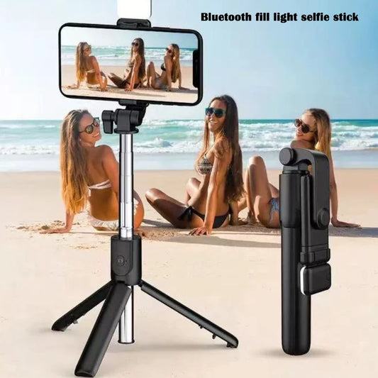 All-in-One Selfie Stick & Tripod: Your Ultimate Content Kit.
