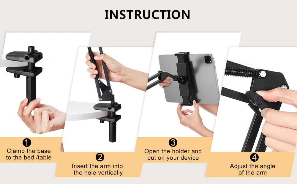 Long Arm Tablet & Phone Stand: Your Flexible Viewing Companion