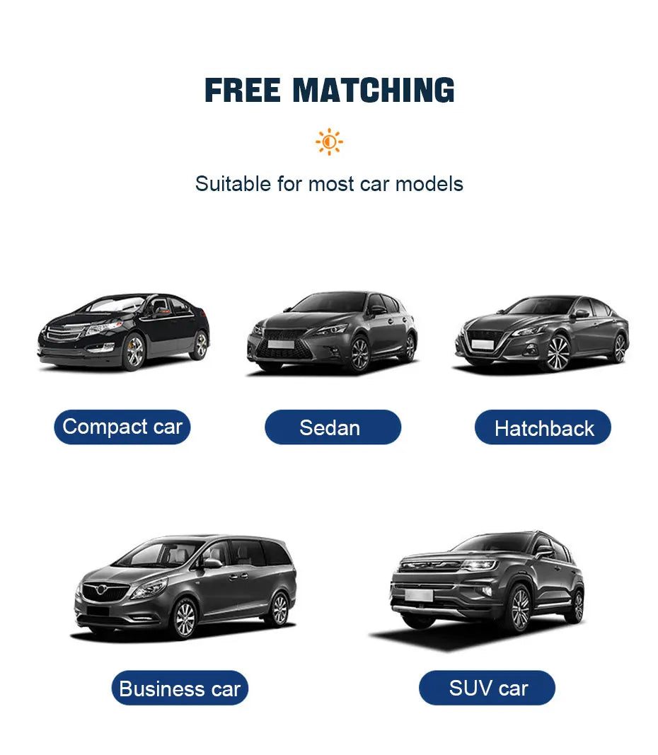 Seametal Car Window Sunshade Covers: Ultimate UV & Heat Protection.