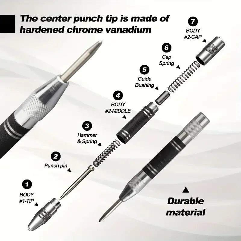 Automatic Center Punch: Your All-in-One Drilling Guide.