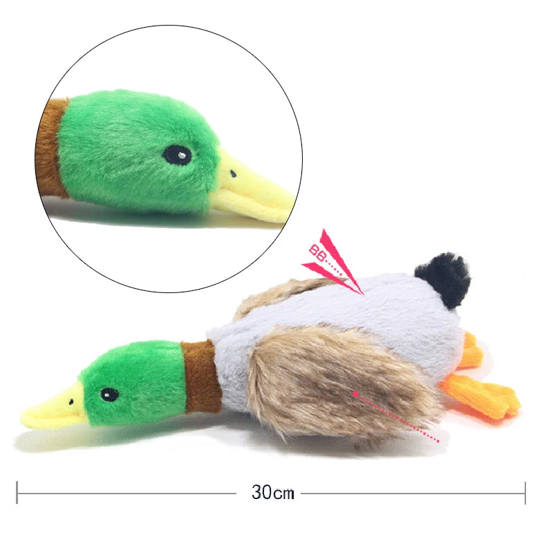 Plush Duck Squeak Toy: Your Dog's New Best Friend.