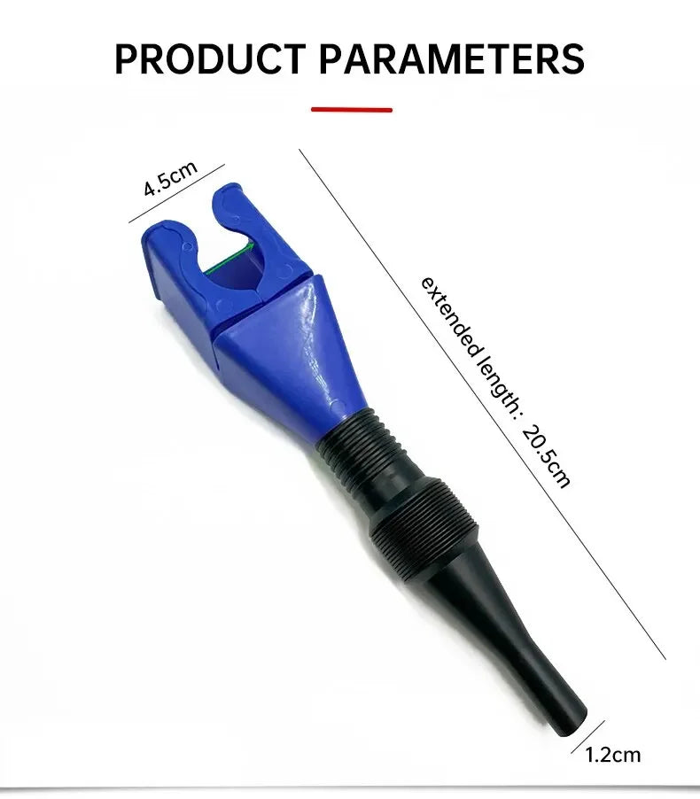 Multi-Purpose Plastic Refueling Funnel with Filter