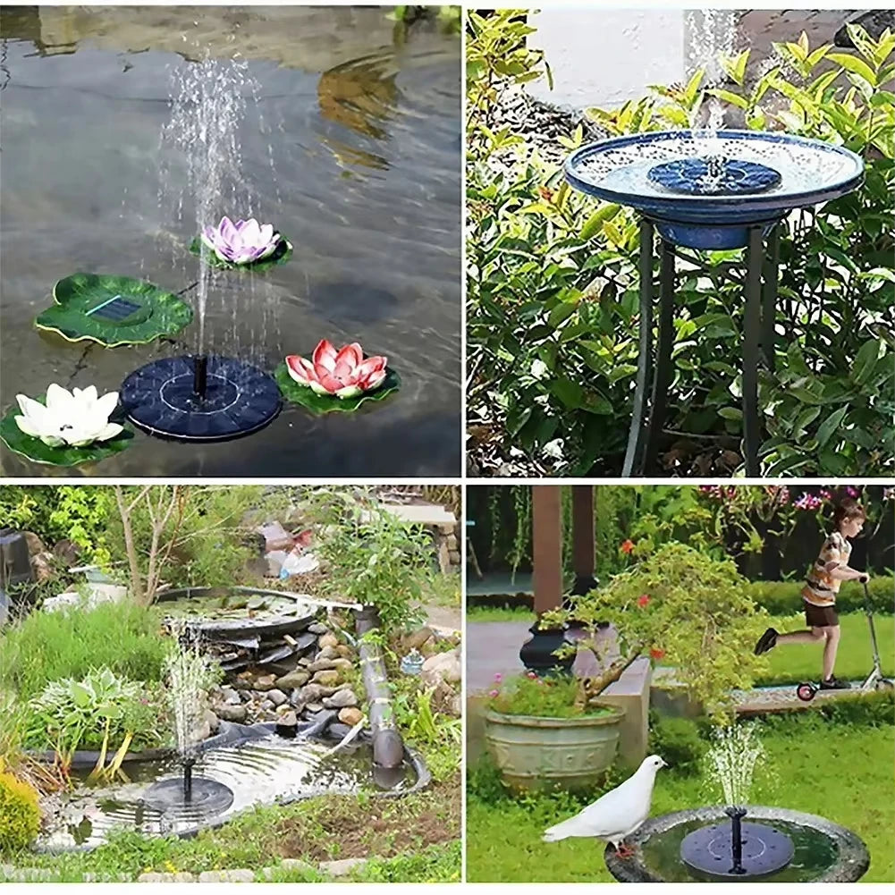 Solar Fountain Pump for Birds