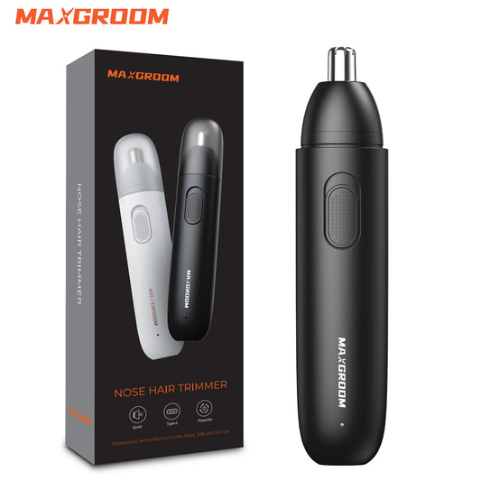 Rechargeable Nose & Ear Hair Trimmer: Painless Precision.