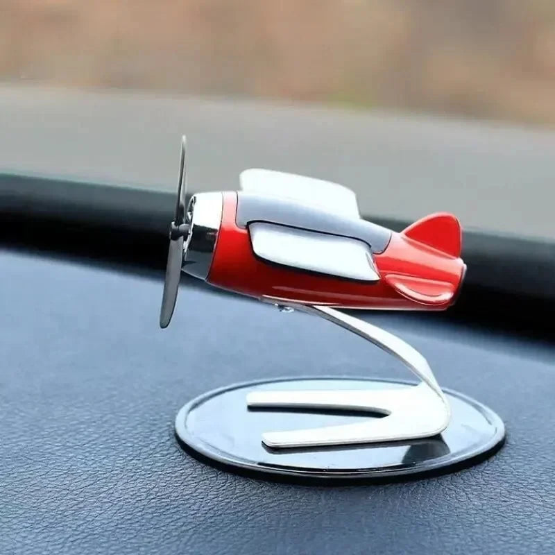 Solar-Powered Airplane Ornament: The Moving Desktop & Car Accent.