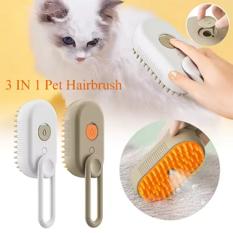 2-in-1 Pet Grooming & Massage Brush