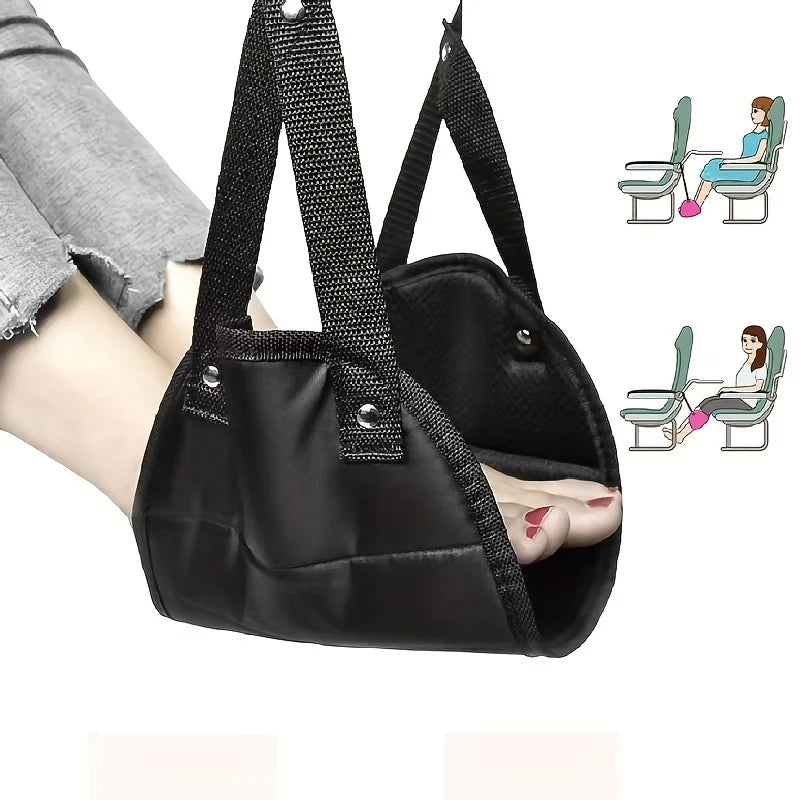 Title Portable Airplane Footrest Hammock